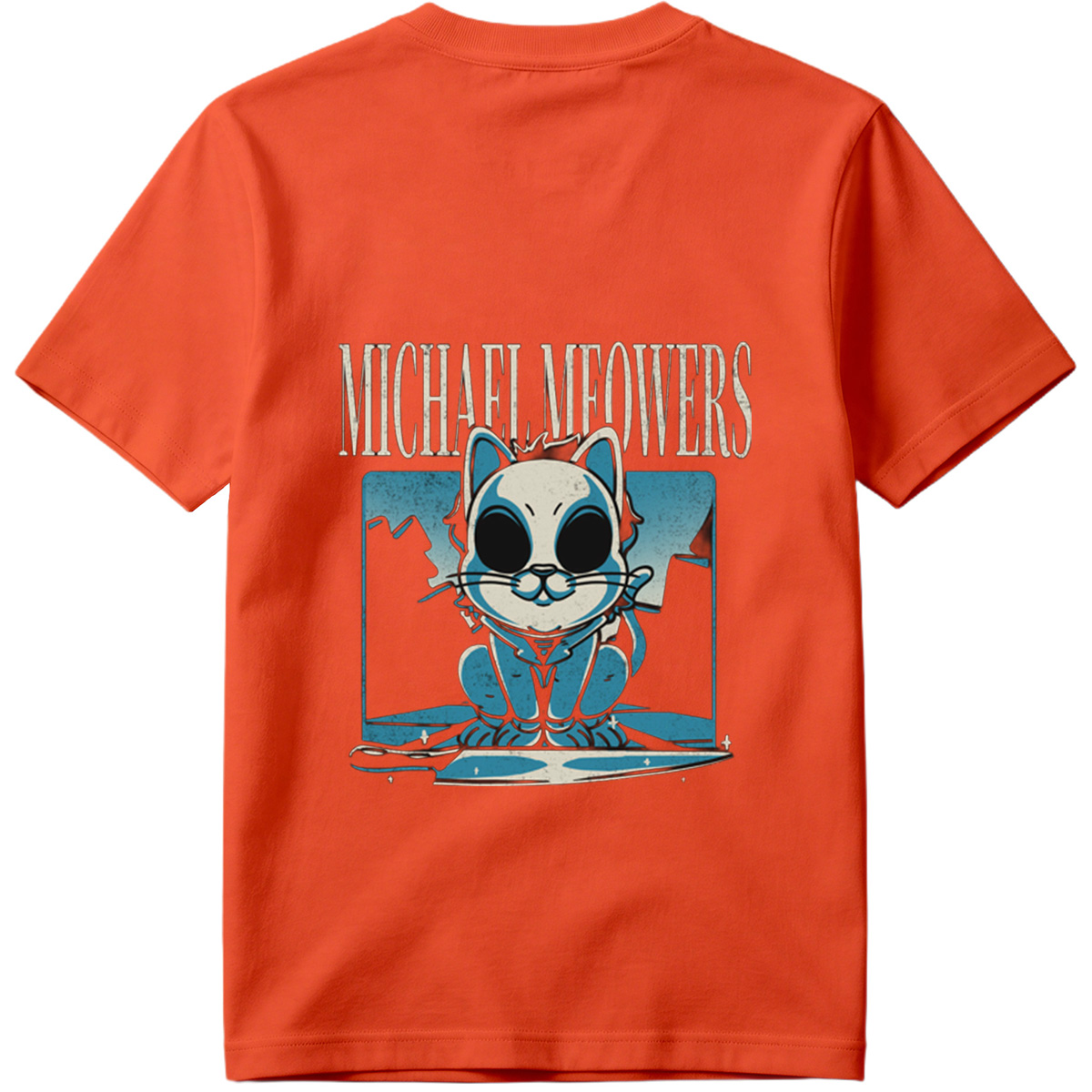 Michael Meowers Cat Character Design - Tee