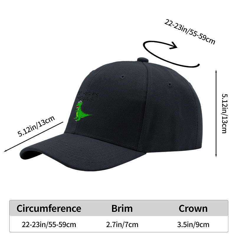 1pc New Baseball Cap with Cartoon Dinosaur and 