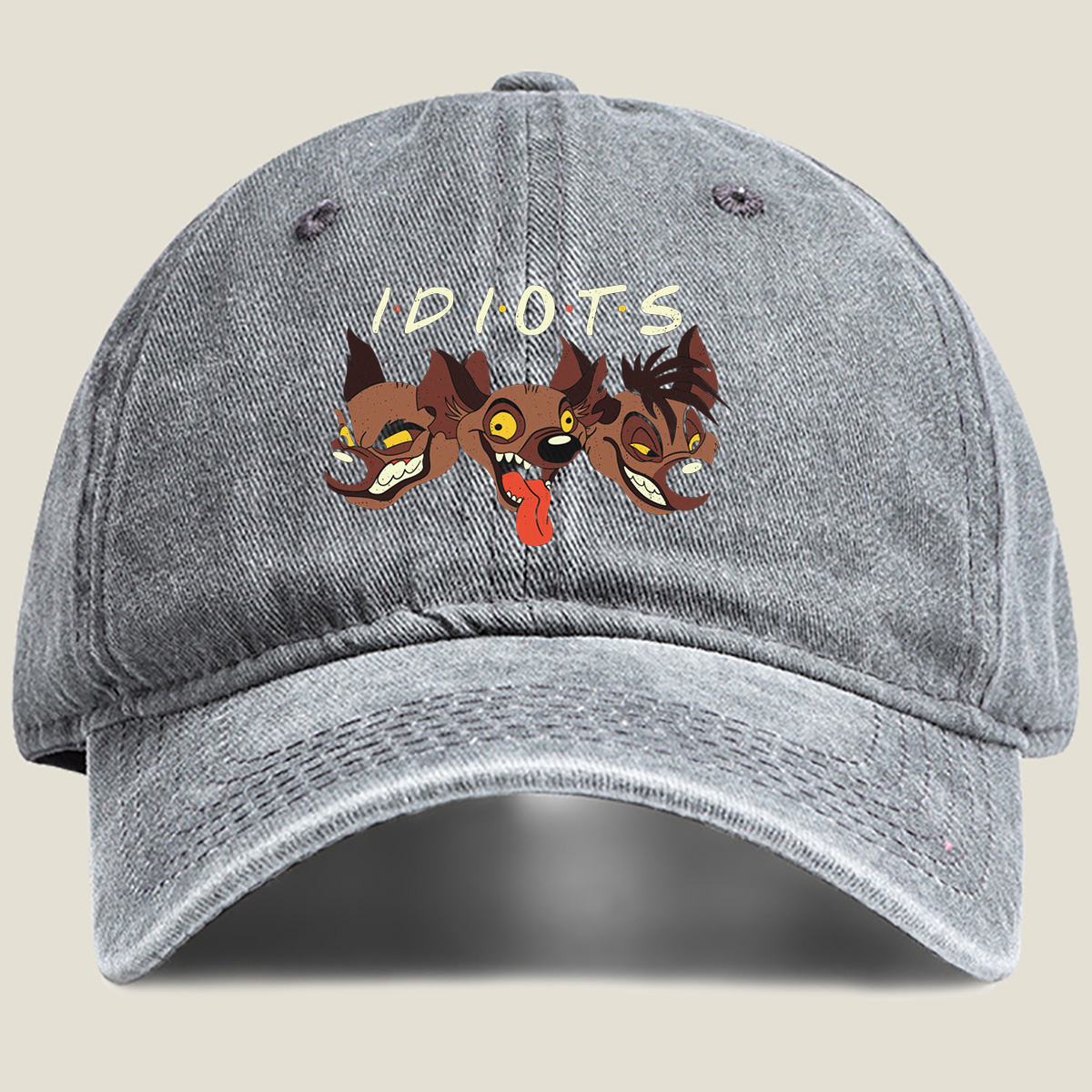 The Lion King - Hyenas Idiots - Washed Denim - Baseball Cap