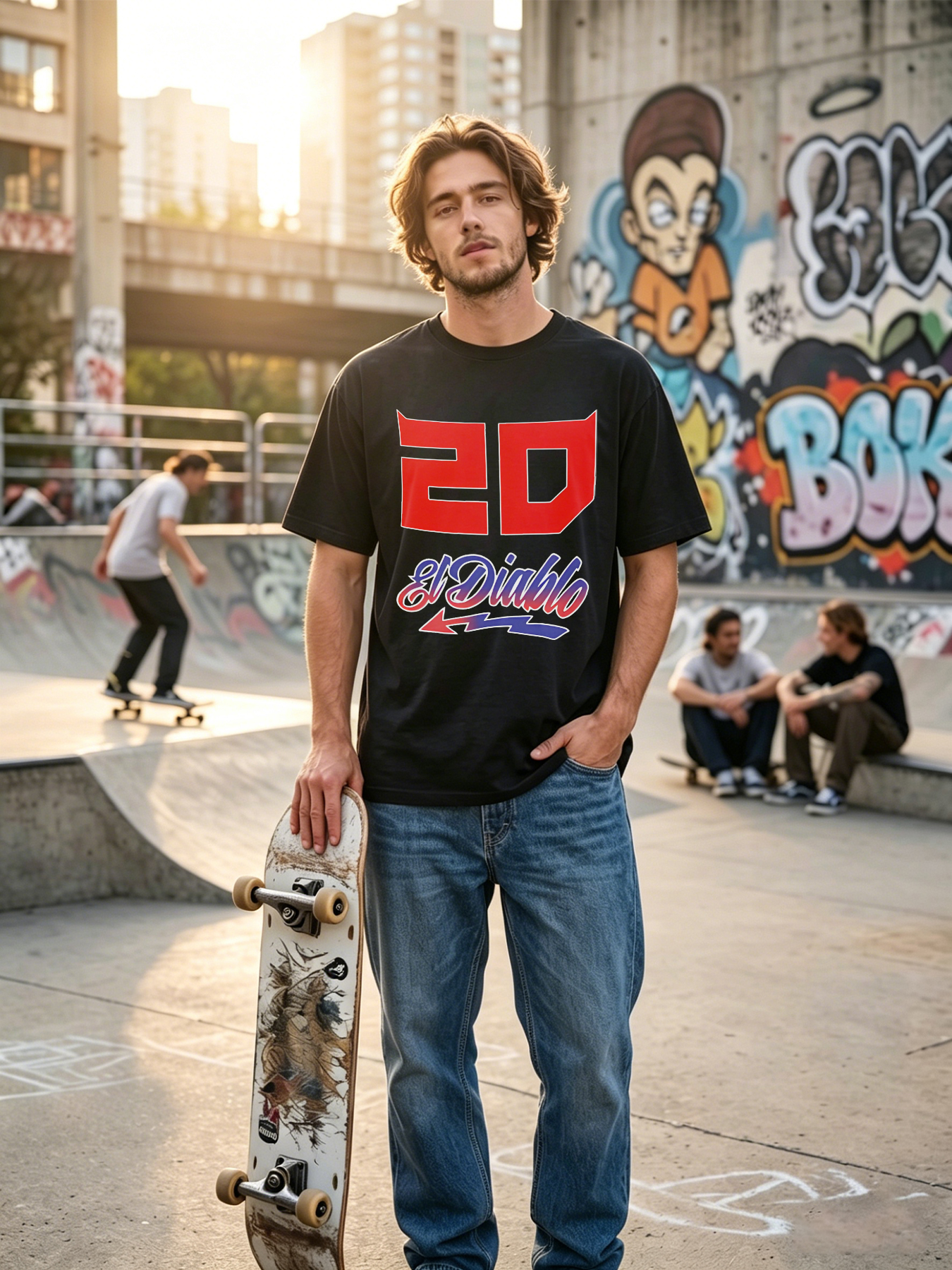 Men's Printed T-Shirt with 