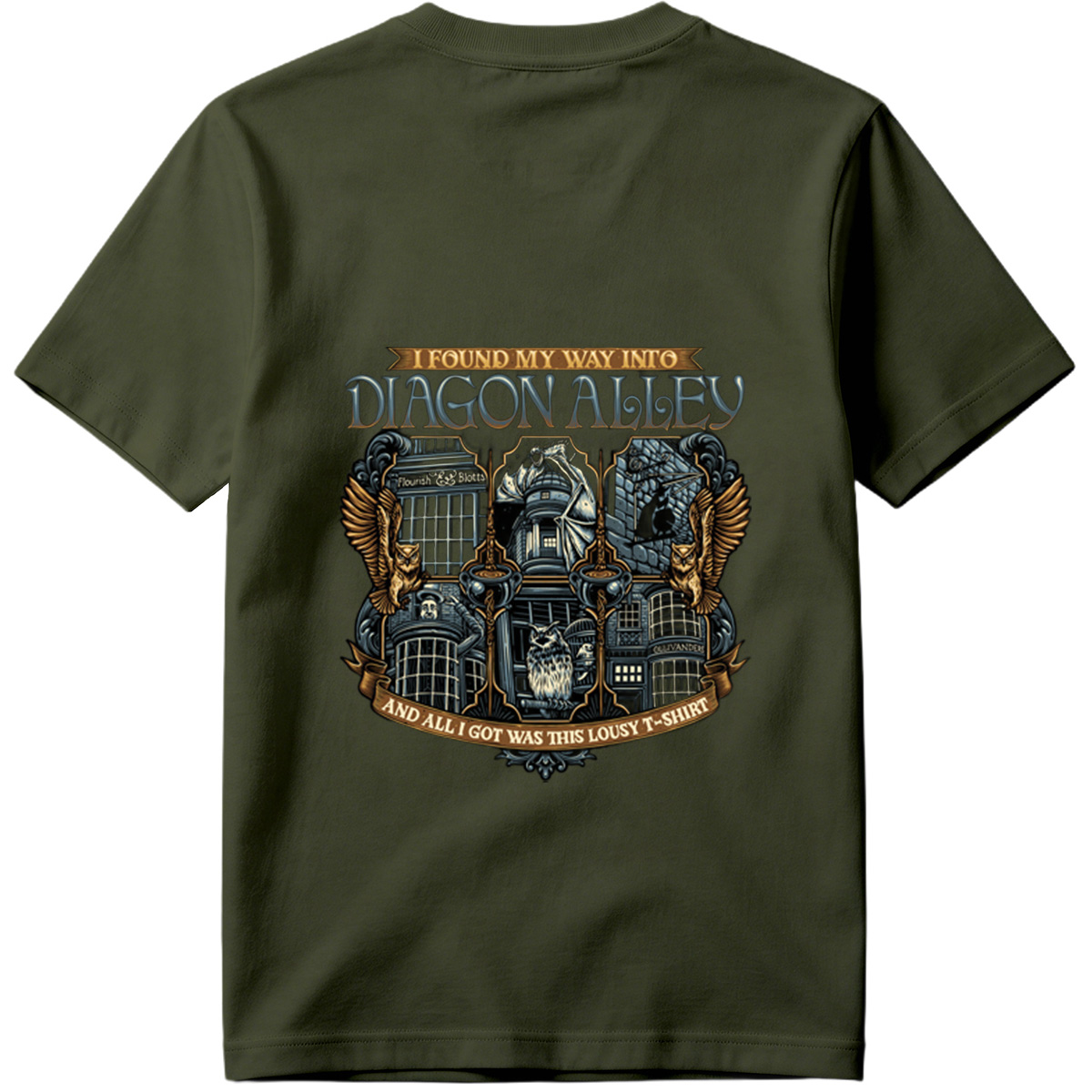 Harry Potter Diagon Alley T-Shirt Design - Tee