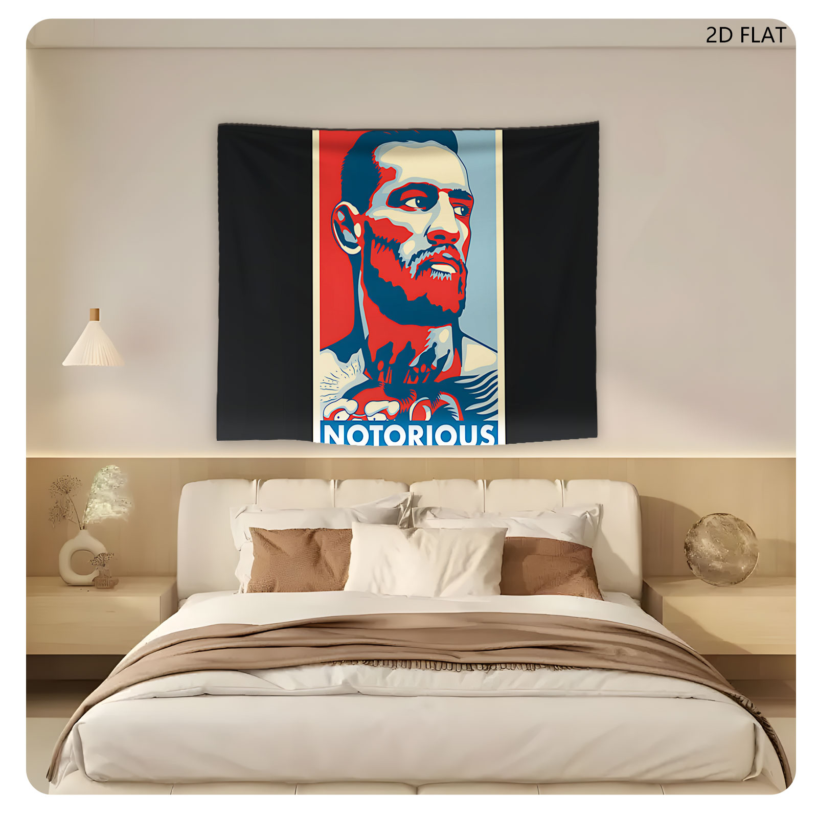 Conor McGregor Notorious UFC Fighter Poster - Tapestry