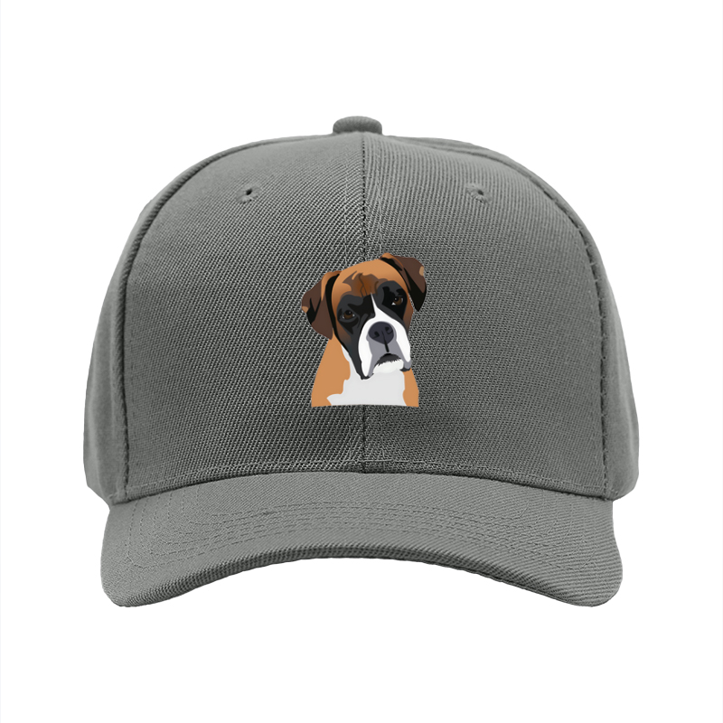 1pc New Baseball Cap Boxer Dog Print Unisex Adjustable Hat for Outdoor Activities and Casual Wear Adults and Teens Fashion Accessory