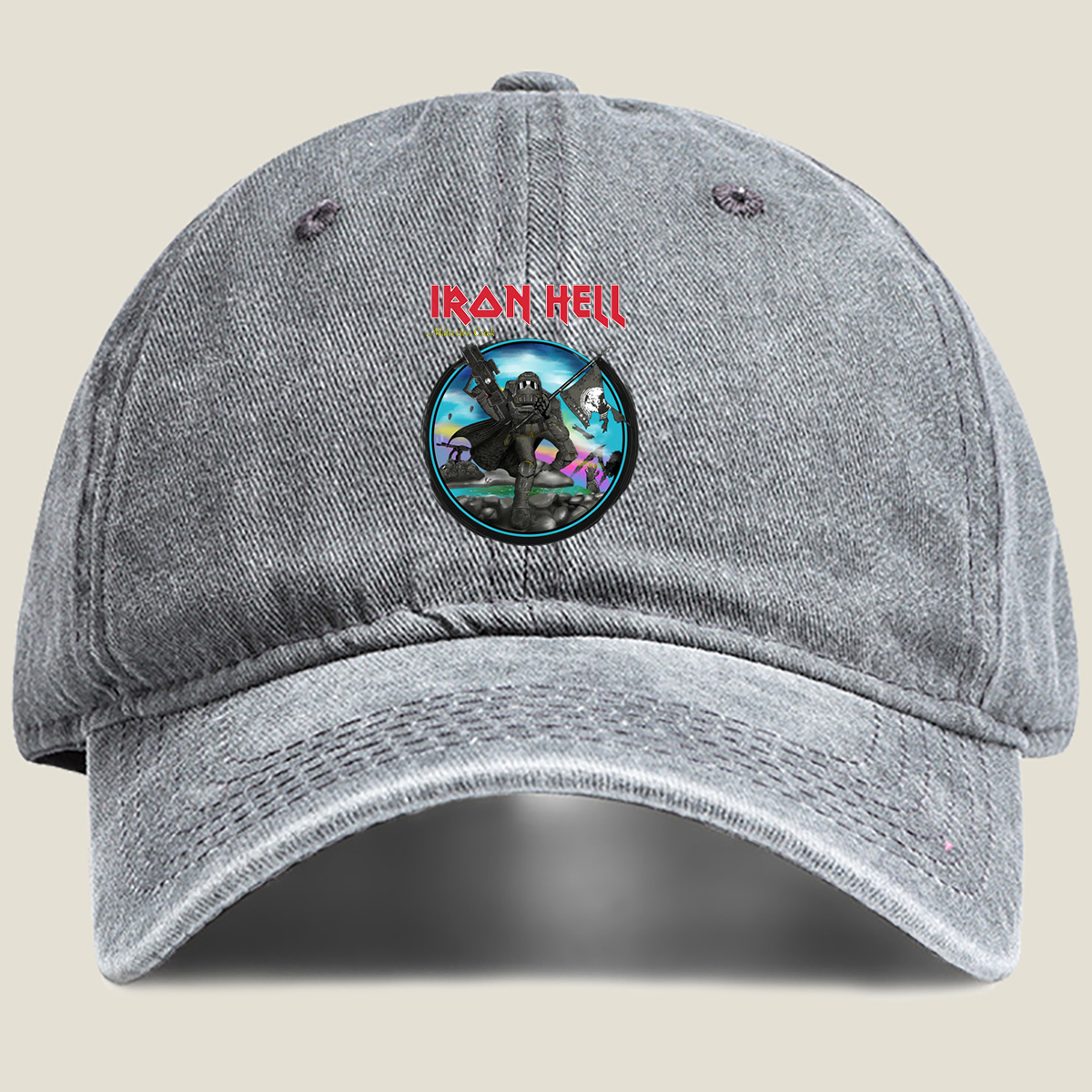 Iron Hell: Malevelon Creek - Washed Denim - Baseball Cap