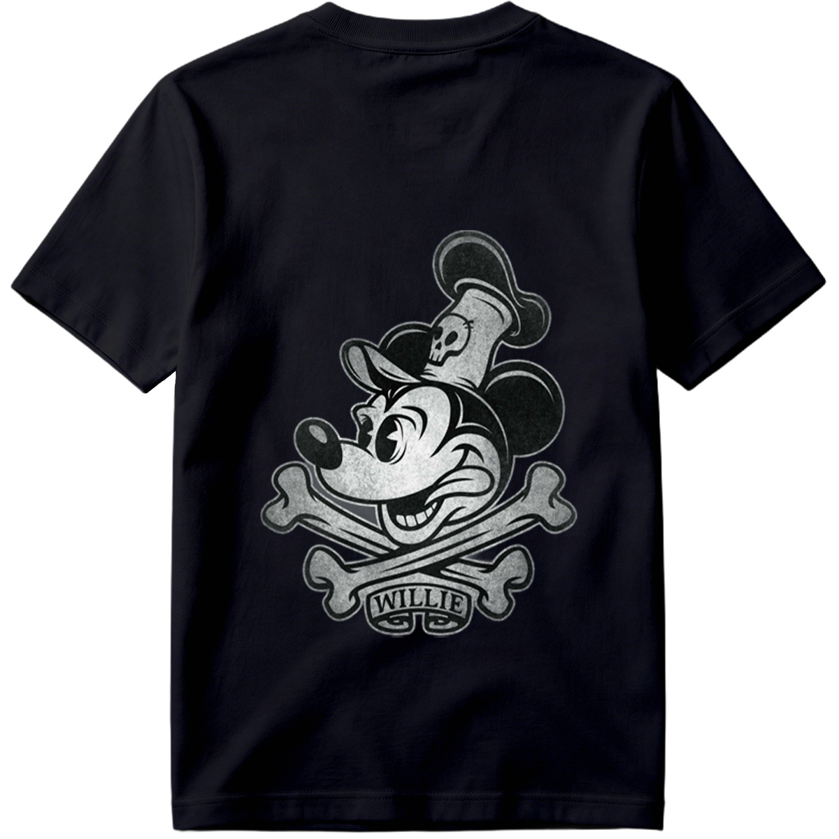 Mickey Mouse Pirate Skull and Crossbones Design - Tee