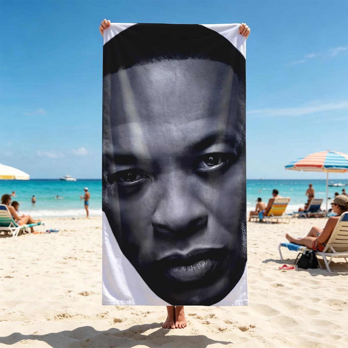 Dr. Dre: Iconic Music Producer and Rapper - Beach towels
