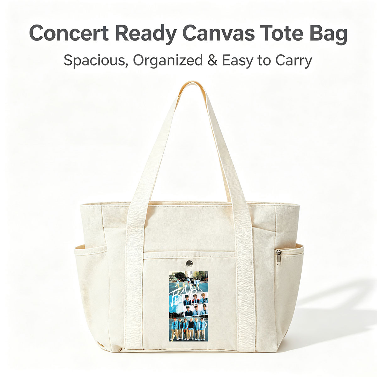 FUP Band in Urban Playground: Dynamic Group Portrait with Street Style and Individual Close-Ups - Multi-pocket bags
