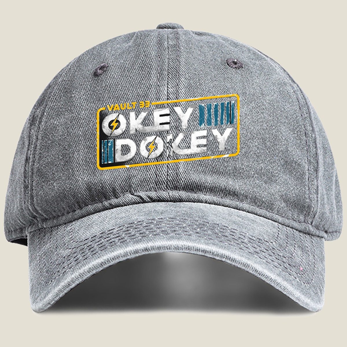 Vault 33: Okey Dokey - Washed Denim - Baseball Cap