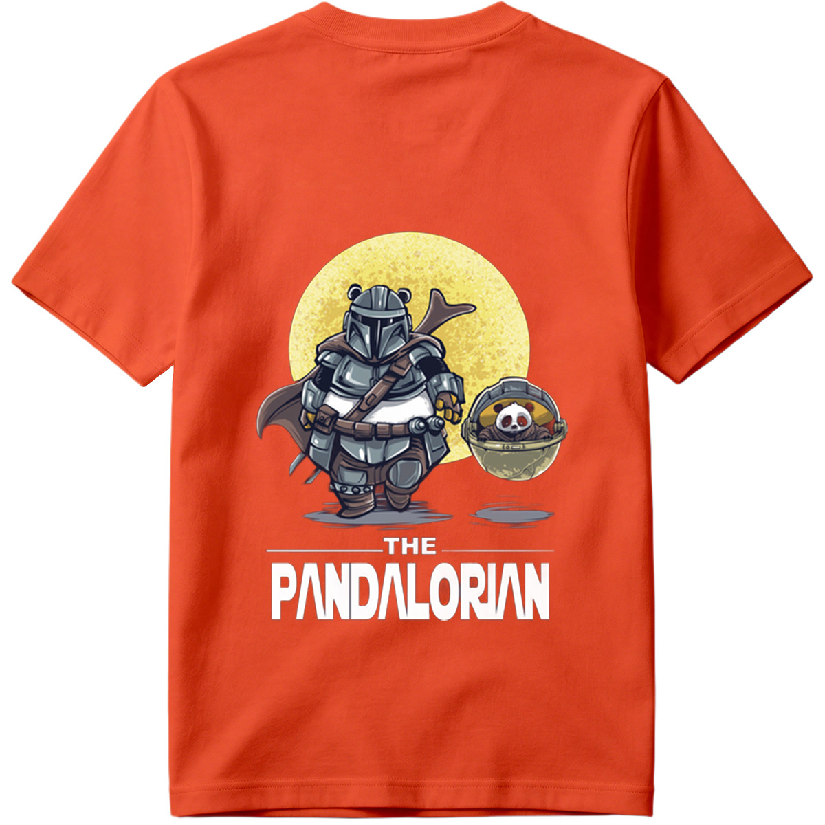 The Mandalorian with Panda Baby - Tee