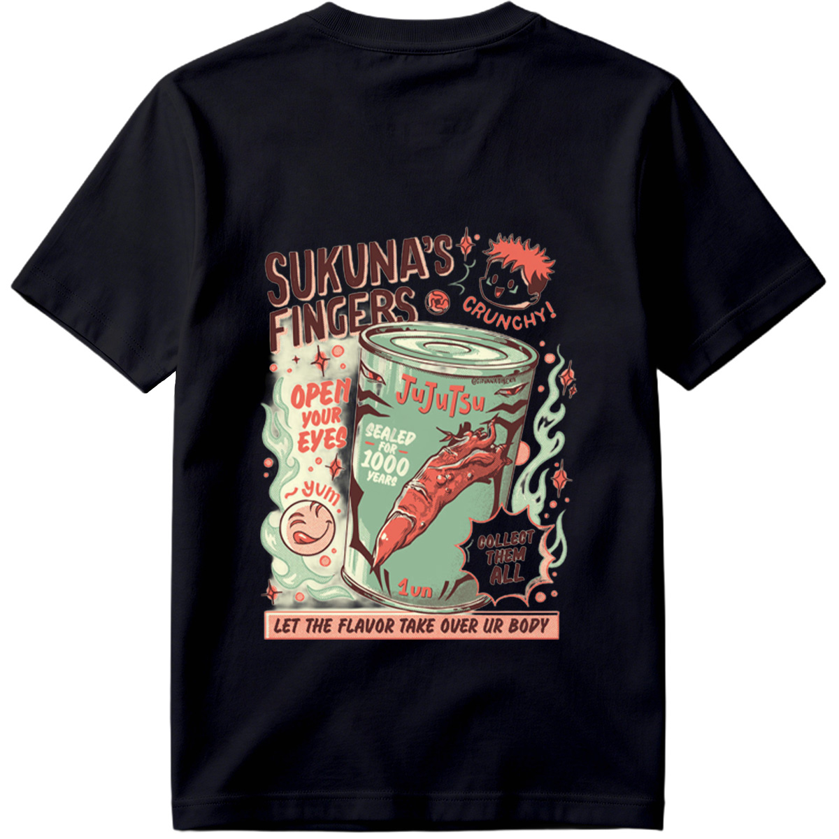 Sukuna's Fingers: Jujutsu Kaisen Crunchy Snack Ad - Tee