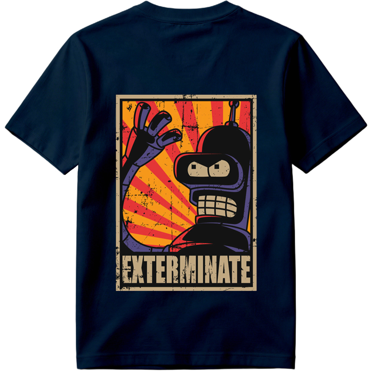 Futurama: Bender Exterminate Poster - Tee