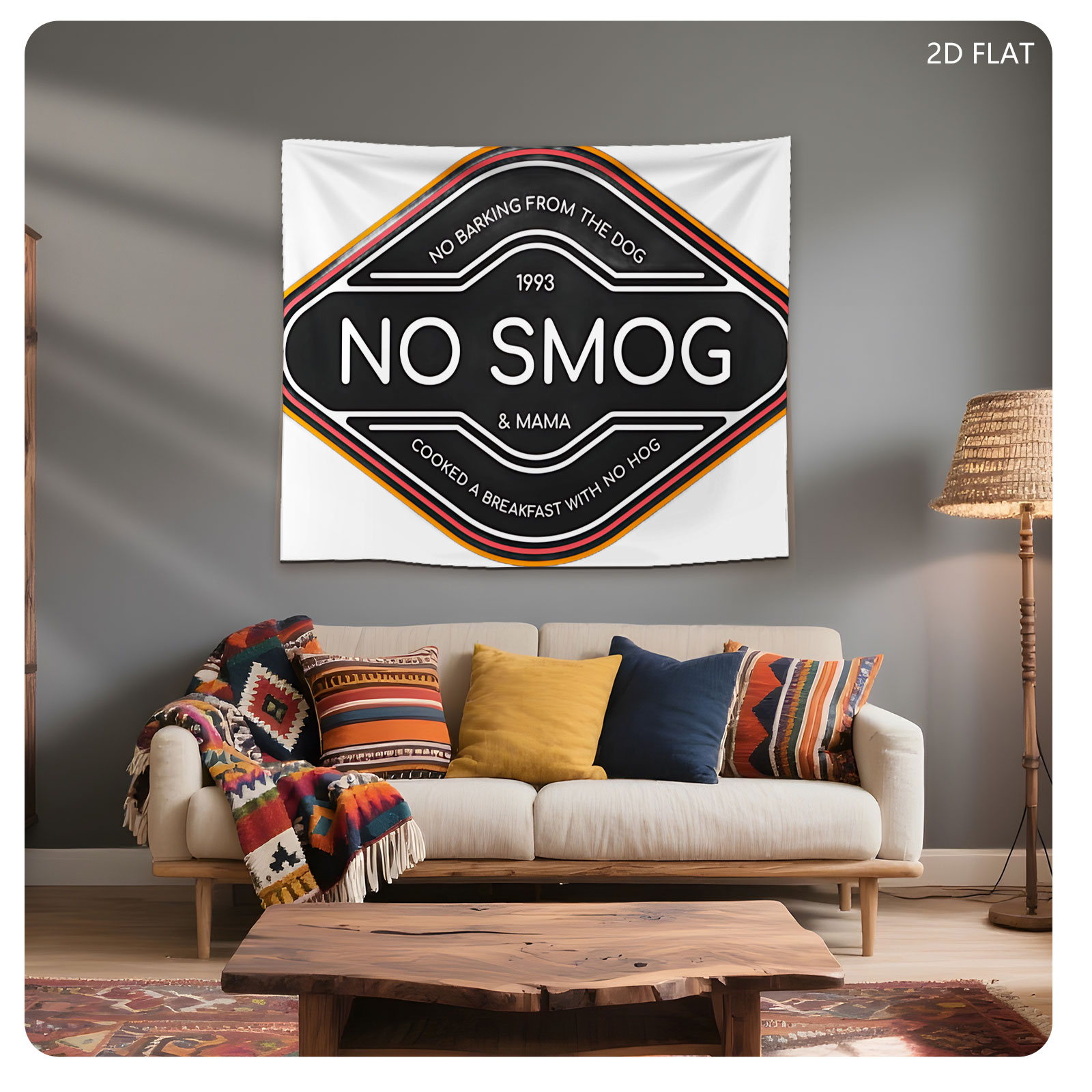 No Smog & Mama: 1993, No Barking from the Dog, Cooked a Breakfast with No Hog - Tapestry
