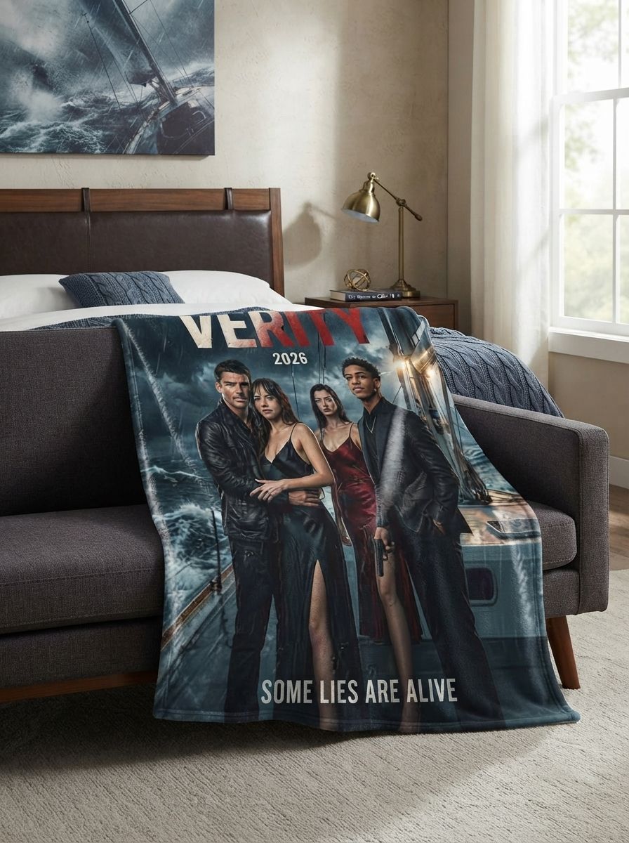 Custom Photo Flannel Blanket Personalized Movie Poster Portrait Design Lightweight Velvet Plush Anti Pilling Throw for