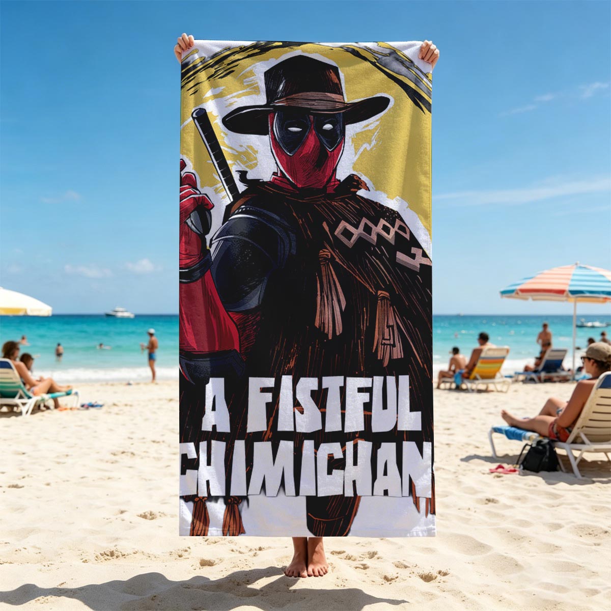 Deadpool in Cowboy Outfit with 