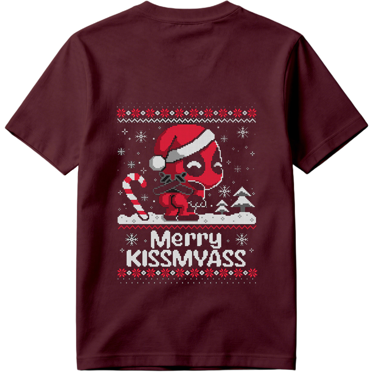 Deadpool Christmas Ugly Sweater Design - Tee