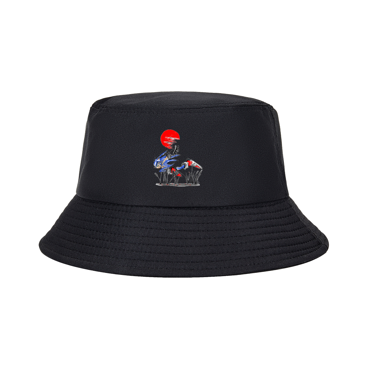 Sonic the Hedgehog Running at Sunset - Fisherman's Hat