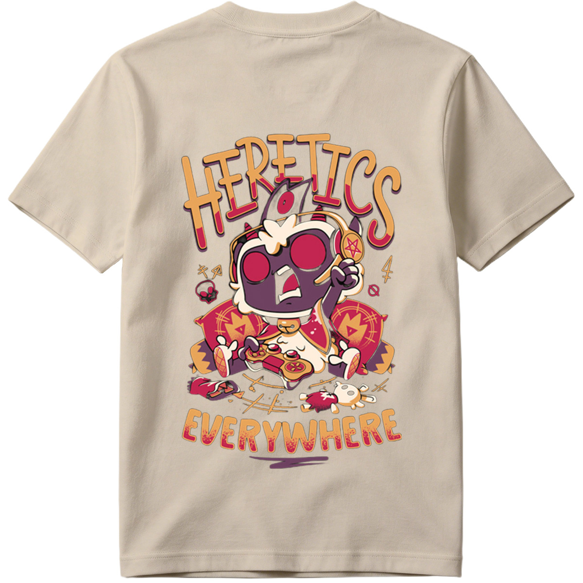 Heretics Everywhere: A Gaming Character Adventure - Tee