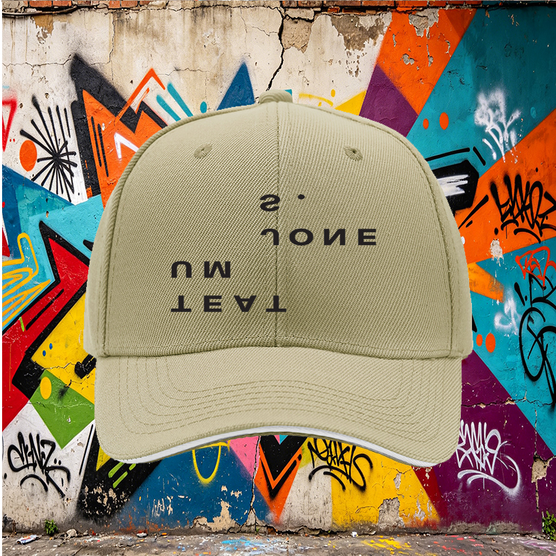 Unisex Classic Sandwich Hat with TEATUM JONES Logo Print | Casual Outdoor Cap for Urban Lifestyle and Daily Wear | Perfect for Men and Women Seeking Stylish Streetwear Accessory