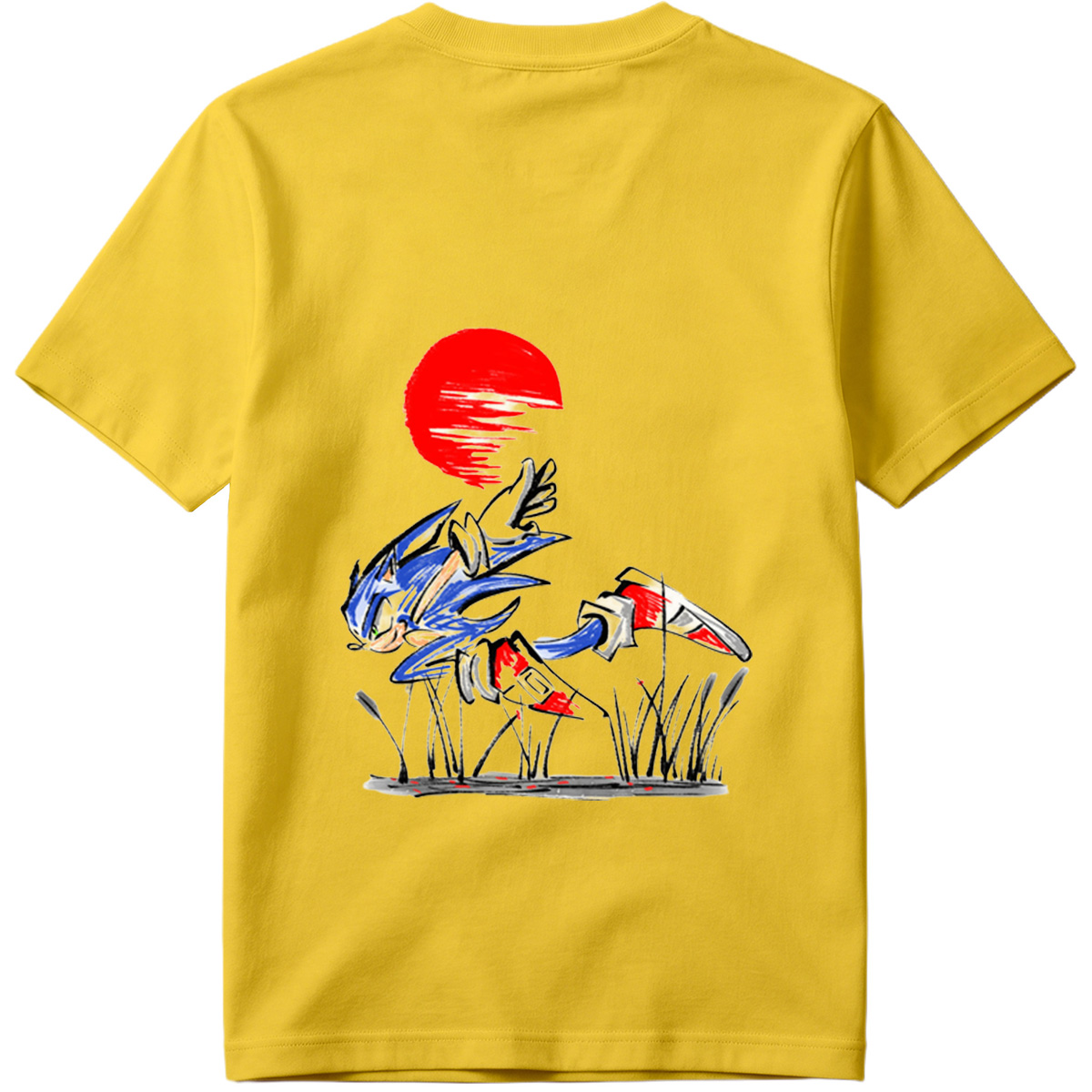 Sonic the Hedgehog Running at Sunset - Tee