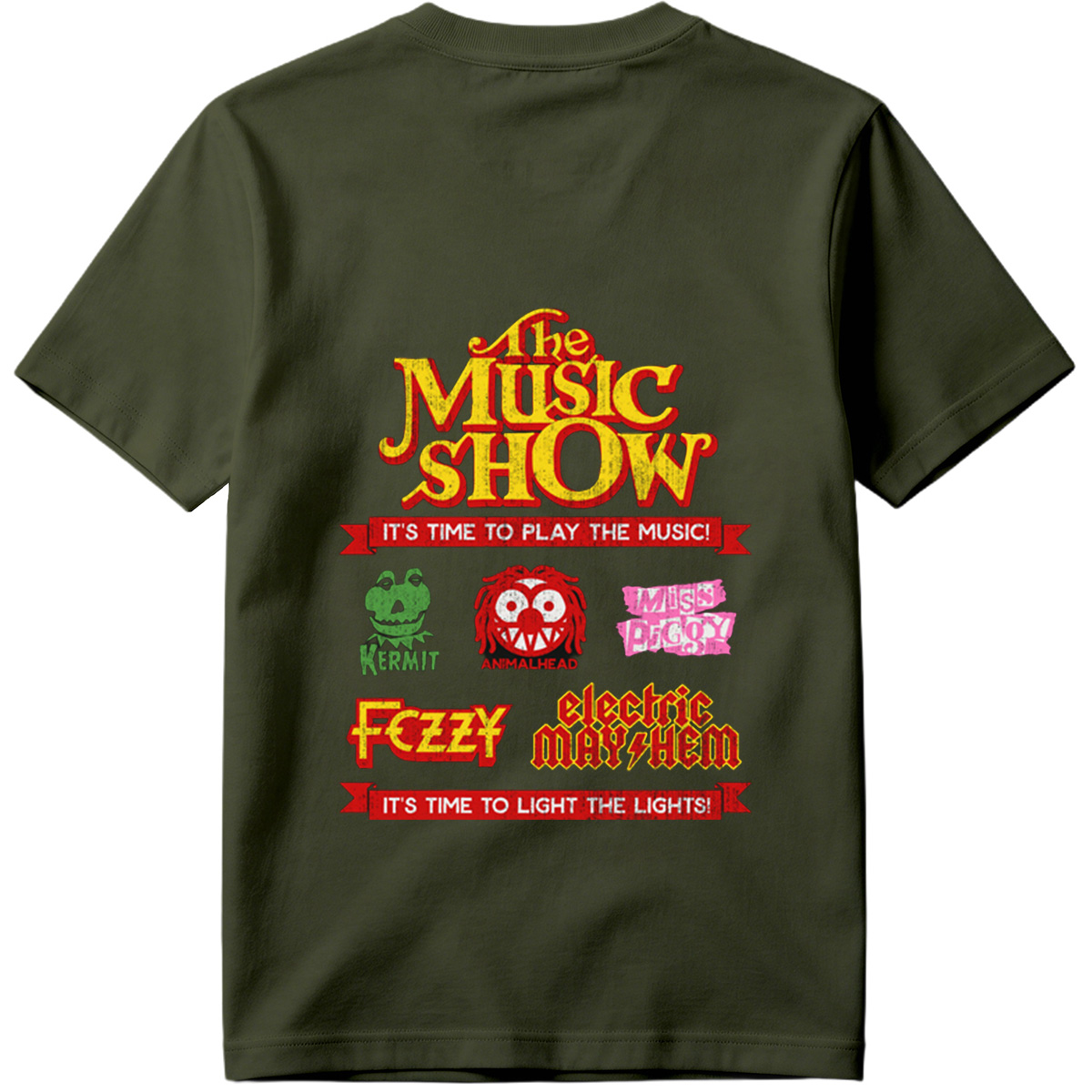 The Music Show: Kermit, Animalhead, Miss Piggy, Fozzy, Electric Mayhem - Tee