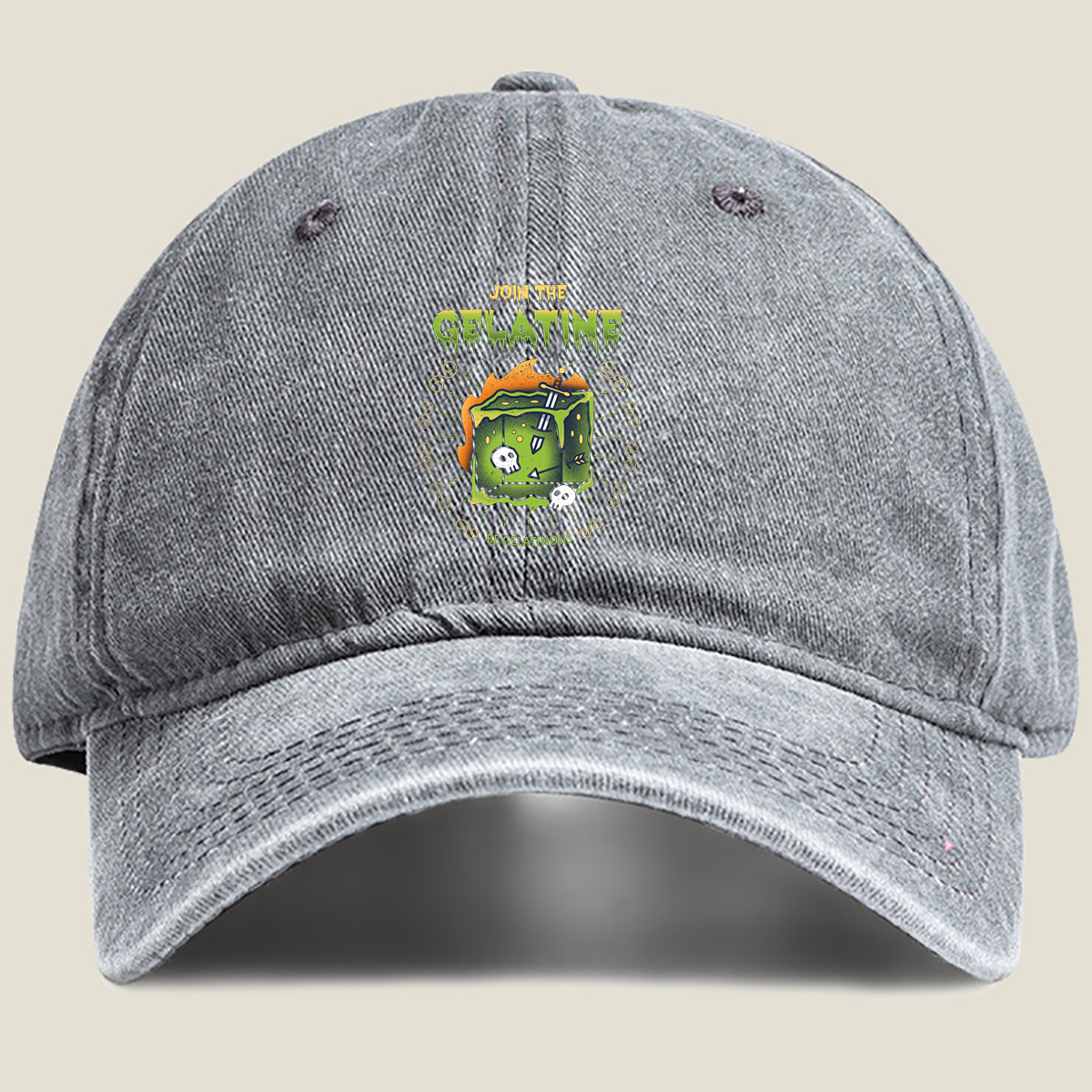 Join the Gelatine: Be Gelatinous - Washed Denim - Baseball Cap