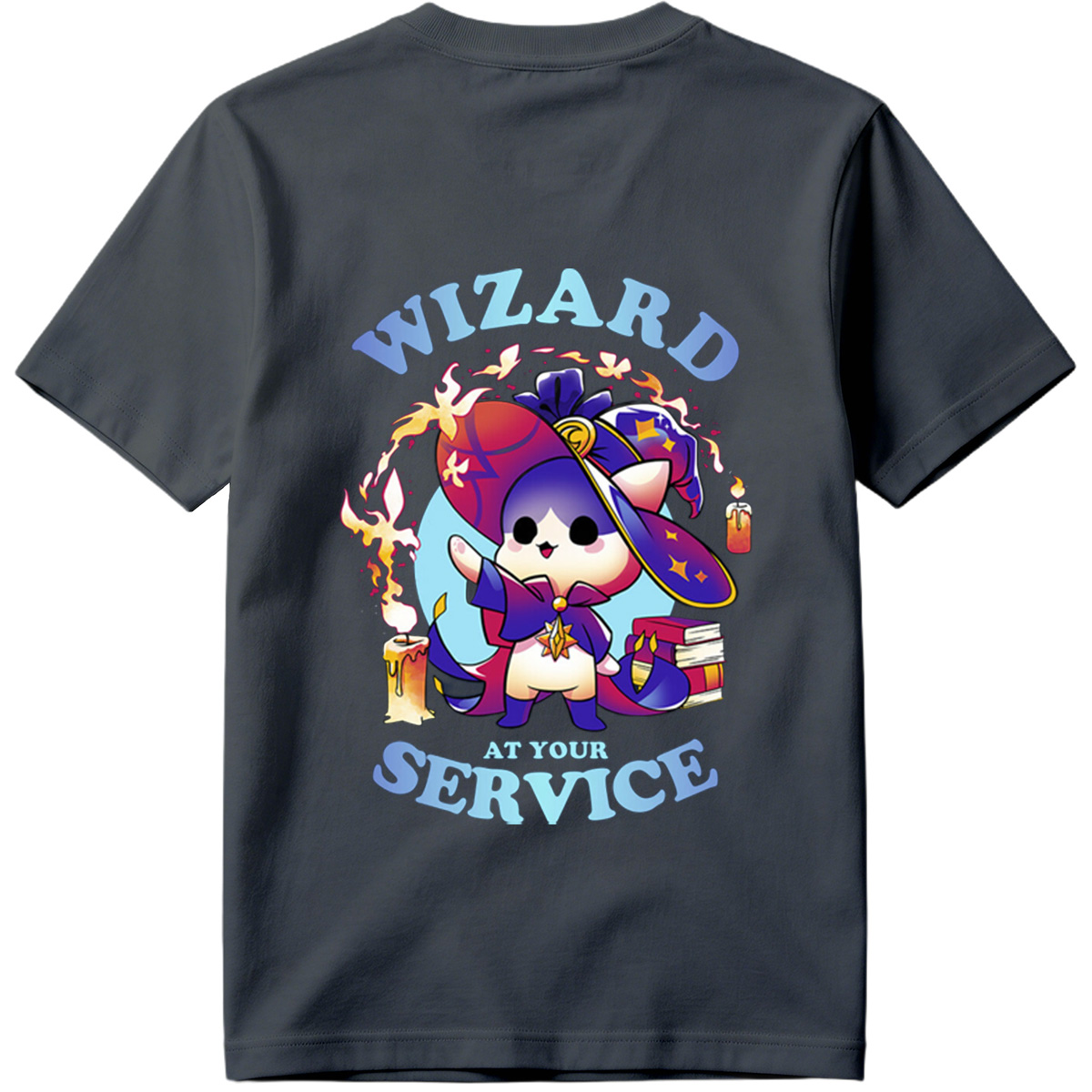 Wizard Cat at Your Service - Tee