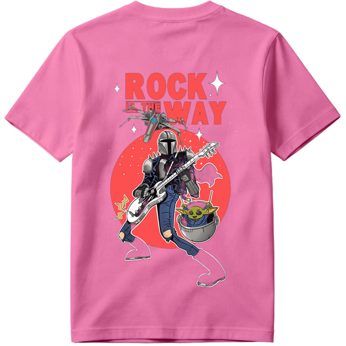 The Mandalorian & Grogu Rock Star Design - Tee