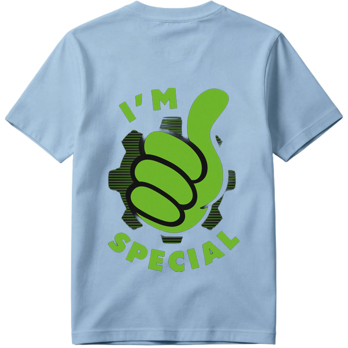 I'm Special - Green Thumbs Up Logo - Tee