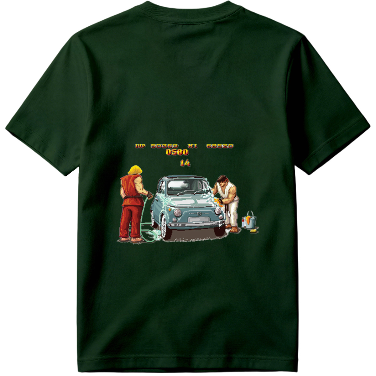 Street Fighter: Ryu and Ken Wash Car - Tee