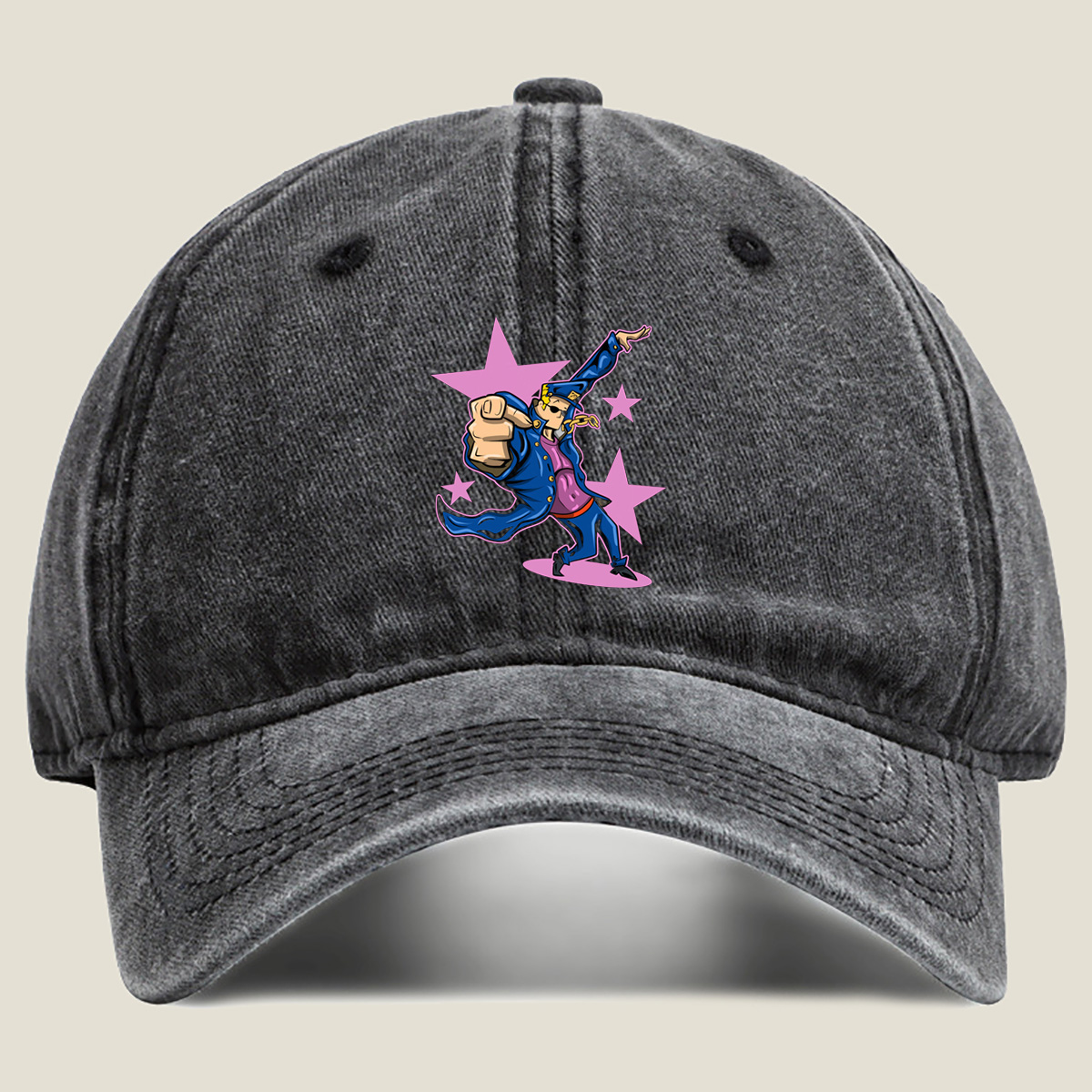 Gangster Mickey in Blue Coat and Hat, Dancing with Stars Background - Hat