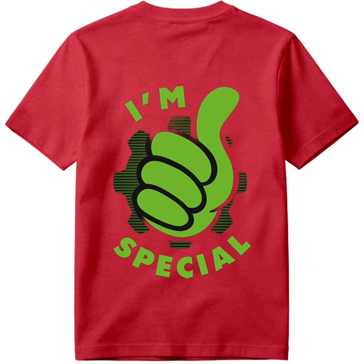 I'm Special - Green Thumbs Up Logo - Tee