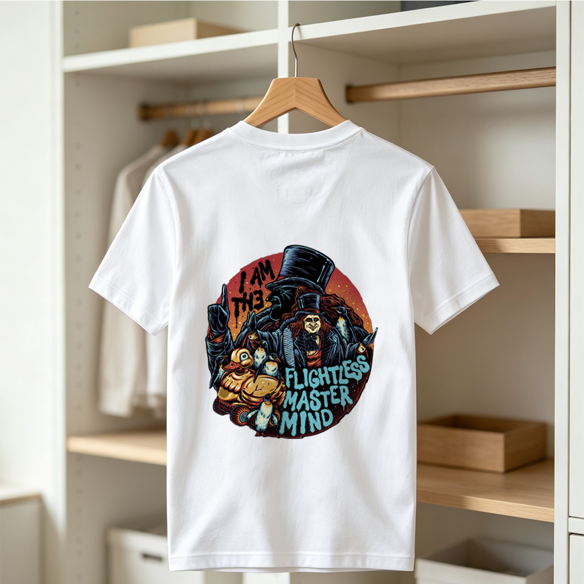 The Mad Hatter and Flightless Mastermind - Tee