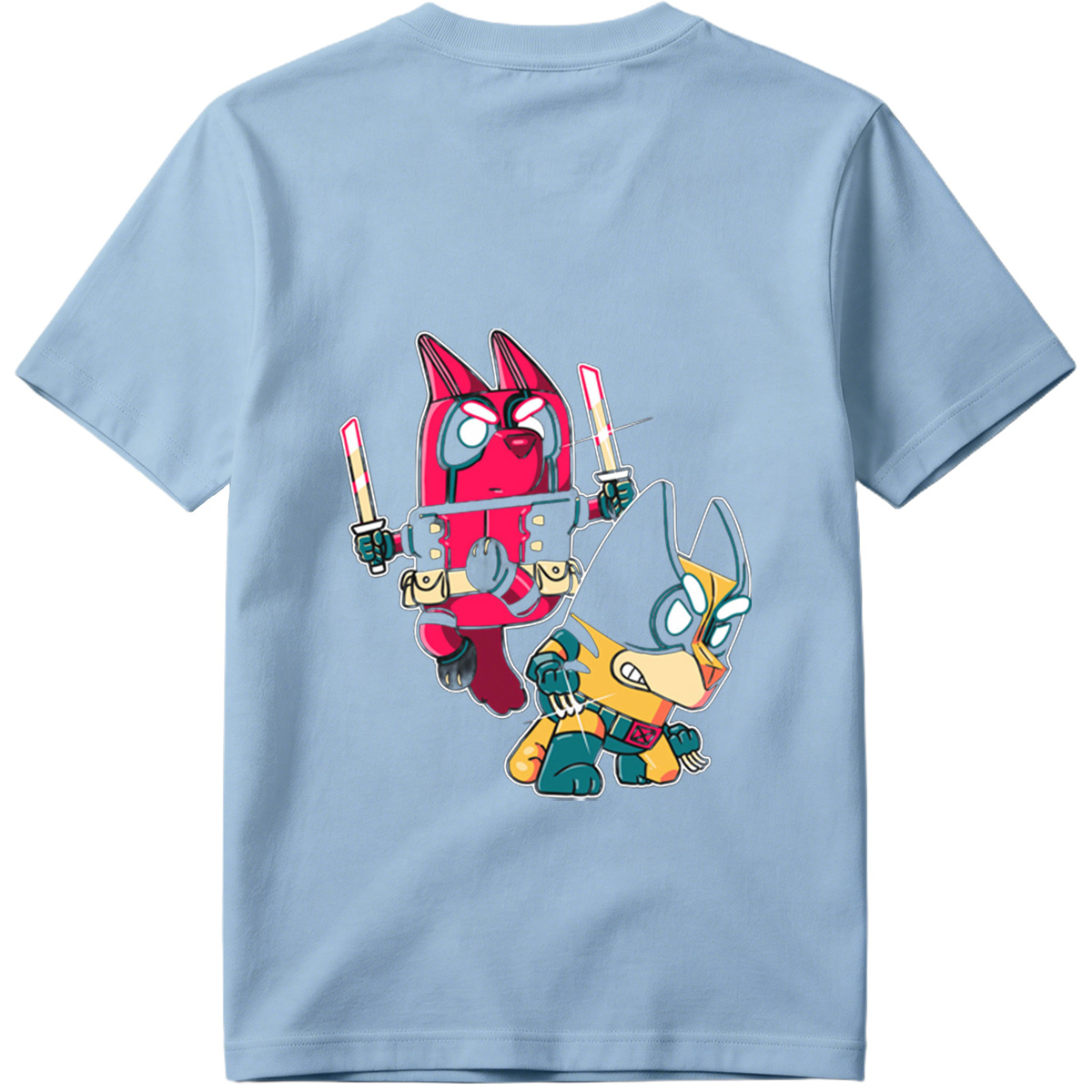 Deadpool and Batman: Chibi Heroes Clash - Tee