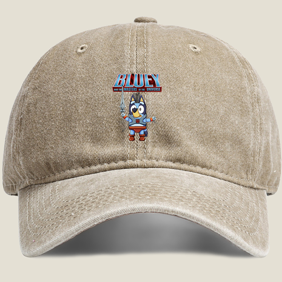 Bluey and the Masters of the Universe - Washed Denim - Baseball Cap