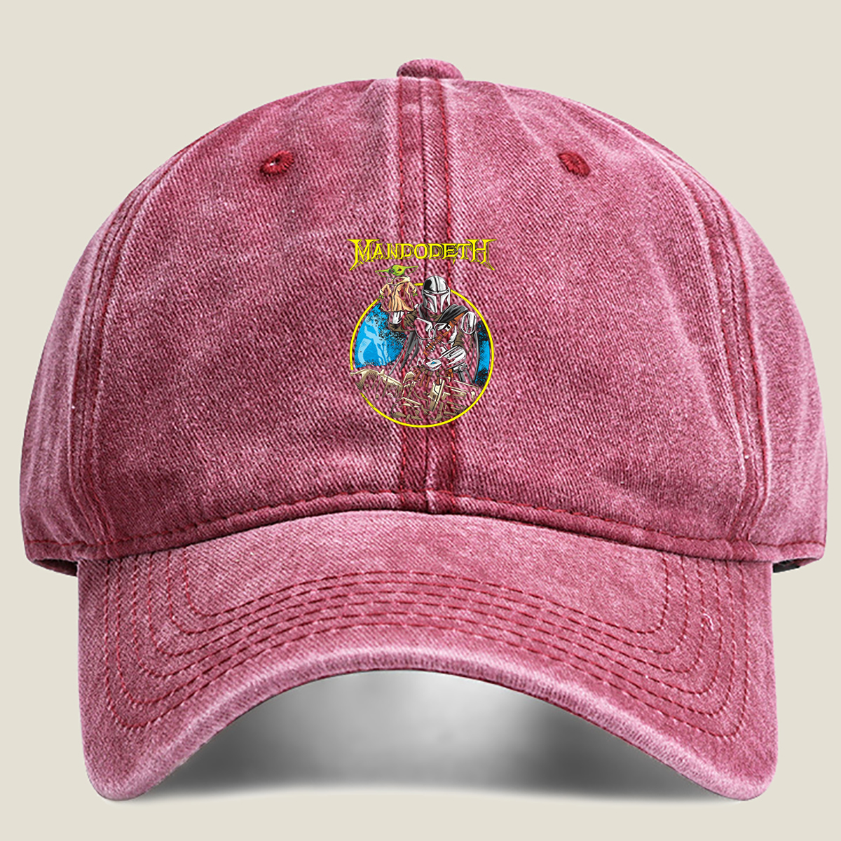 Mandalorian and Grogu: Rust in Droid - Washed Denim - Baseball Cap
