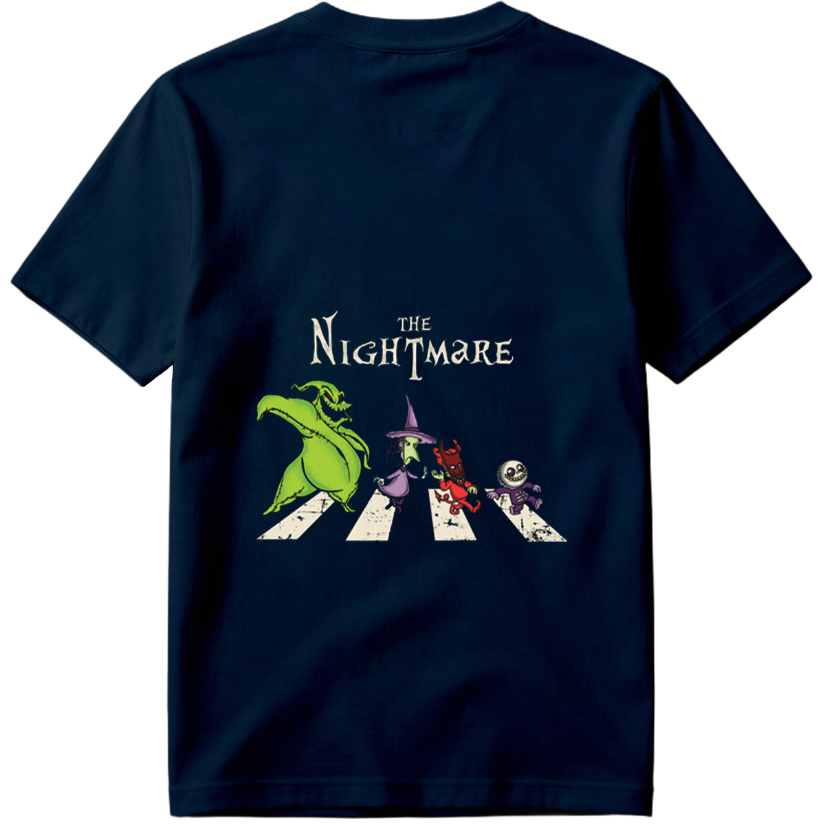 The Nightmare: Oogie Boogie, Witch, Devil, and Jack Skellington Crossing - Tee
