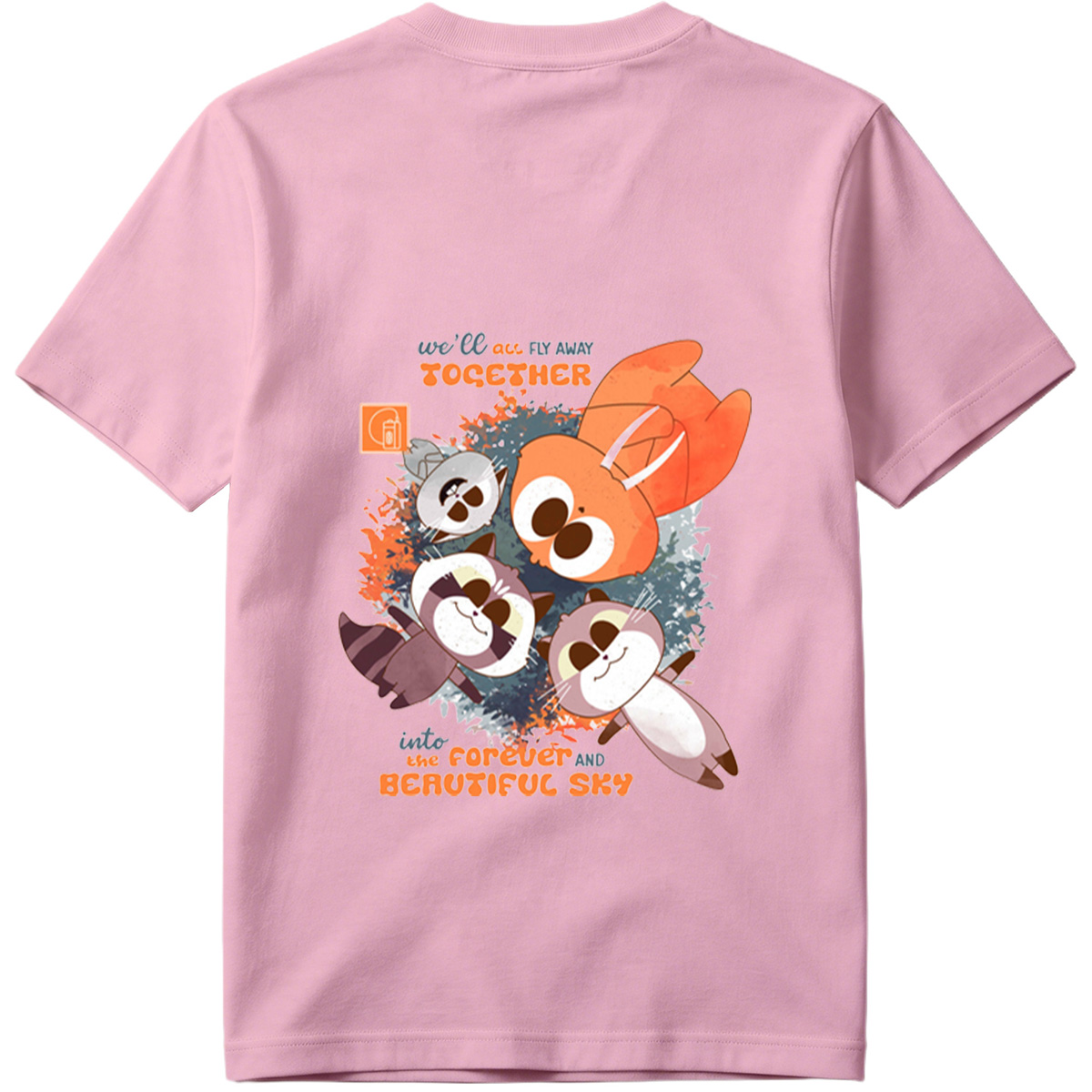 Kiff and Friends Fly Together Into the Forever Beautiful Sky - Tee