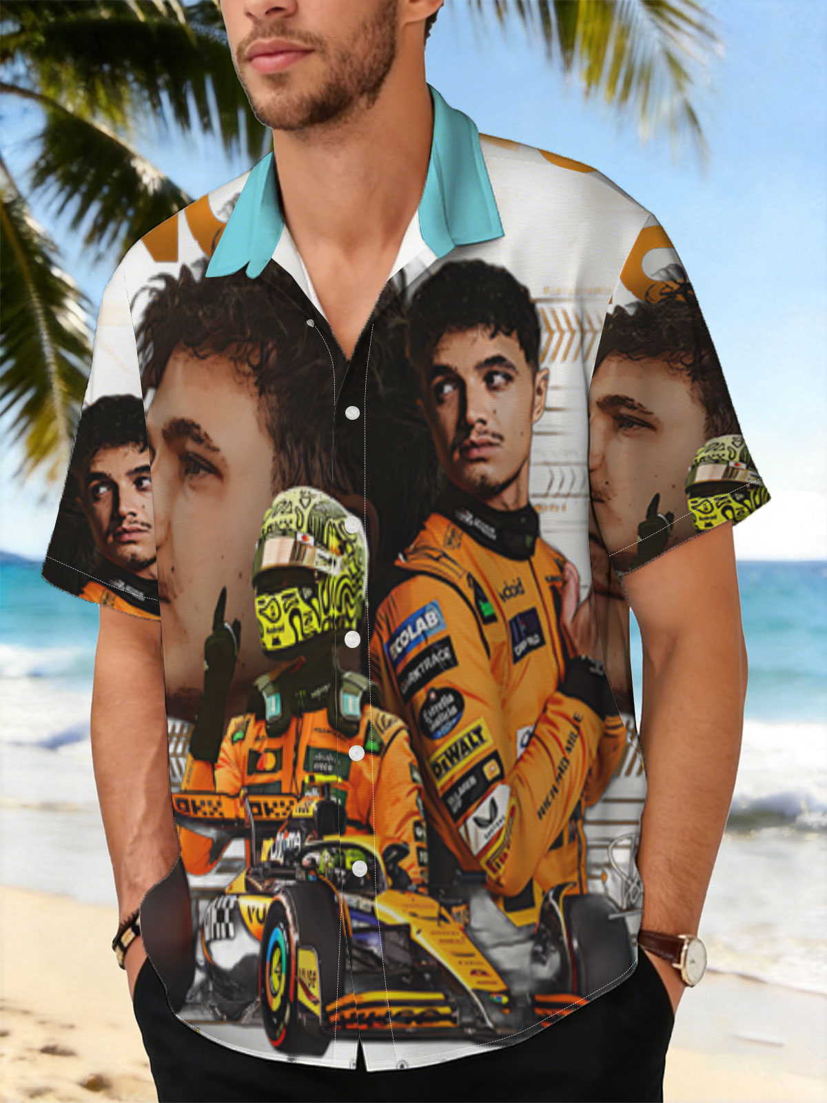 Lando Norris McLaren Formula 1 Racing Driver -  Shirt