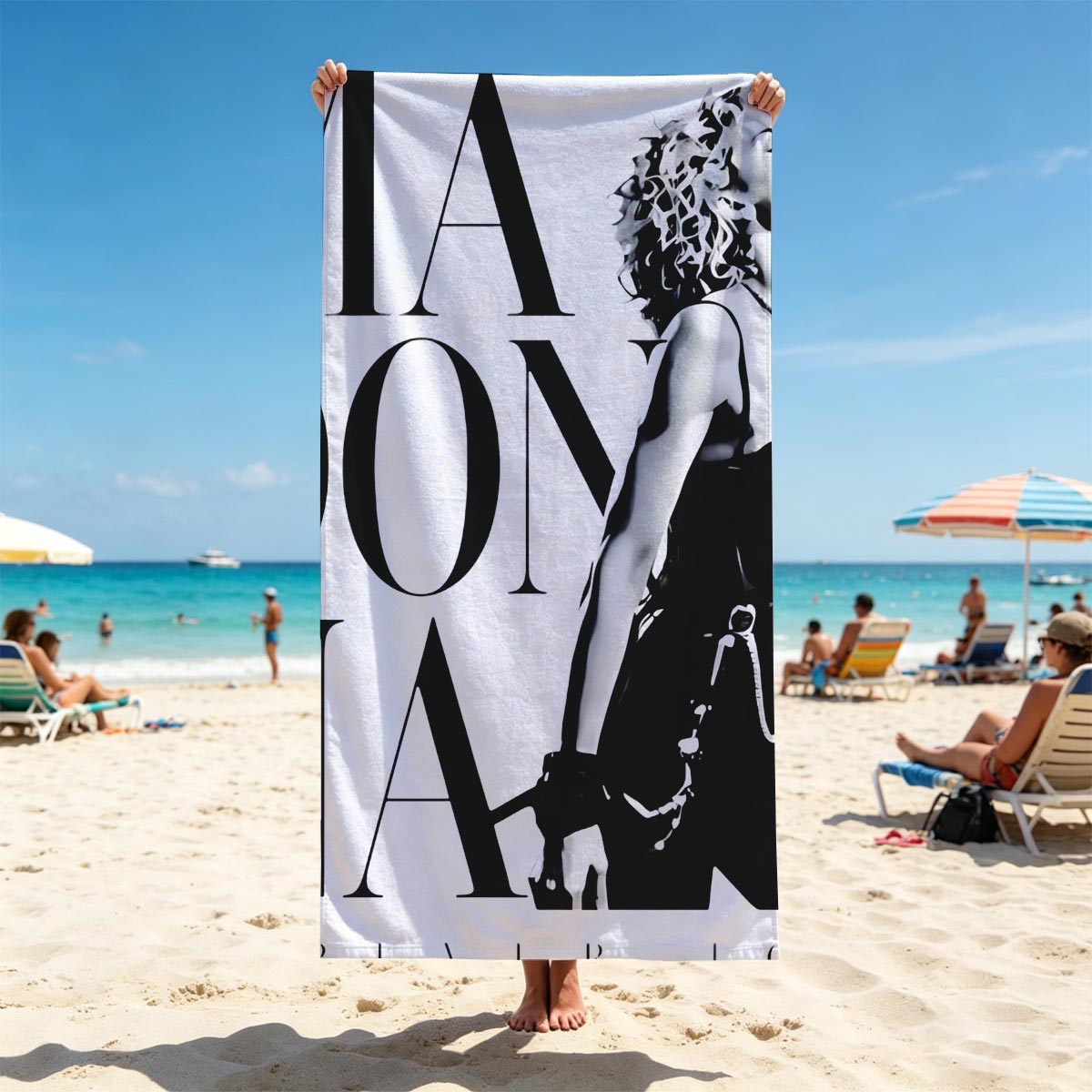 Madonna: Iconic Performance Artwork - Beach towels