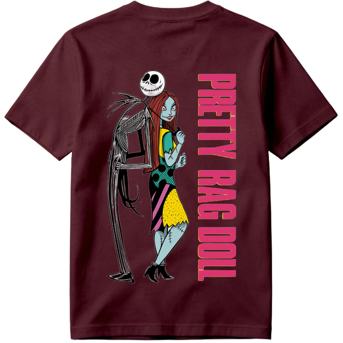 The Nightmare Before Christmas: Jack Skellington and Sally - Pretty Rag Doll - Tee