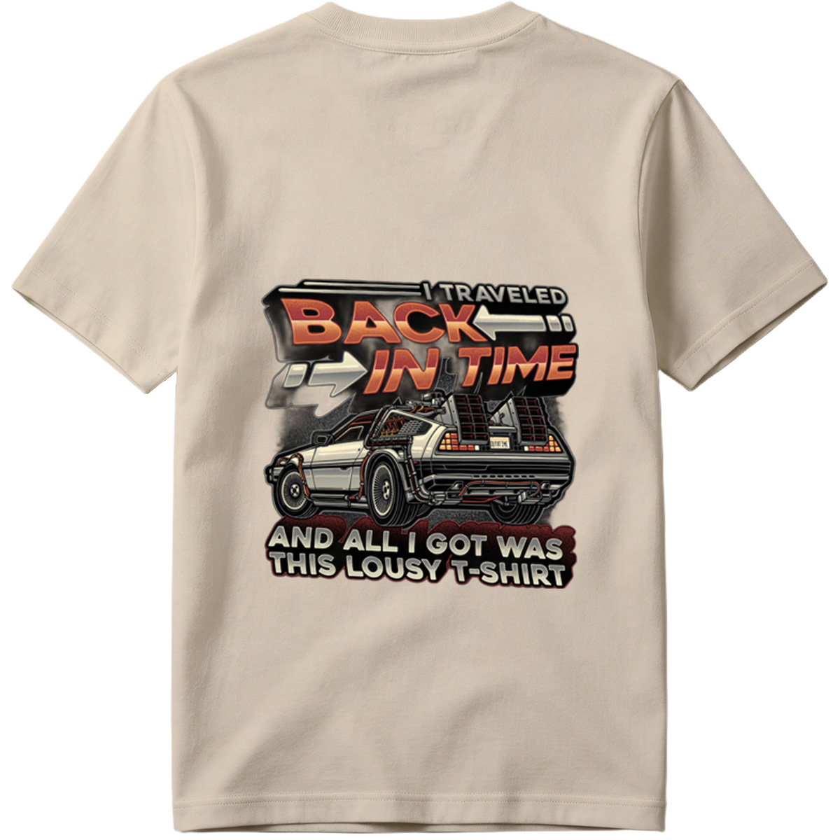 Back to the Future - DeLorean Time Machine T-Shirt - Tee