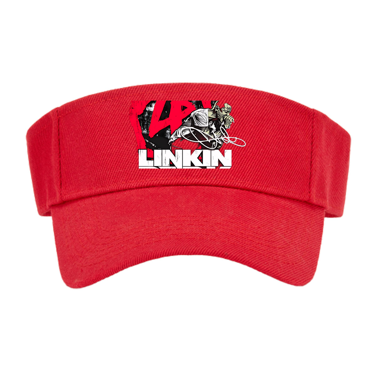 Linkin Park - Chester Bennington Singing with Band Logo -  Visor cap