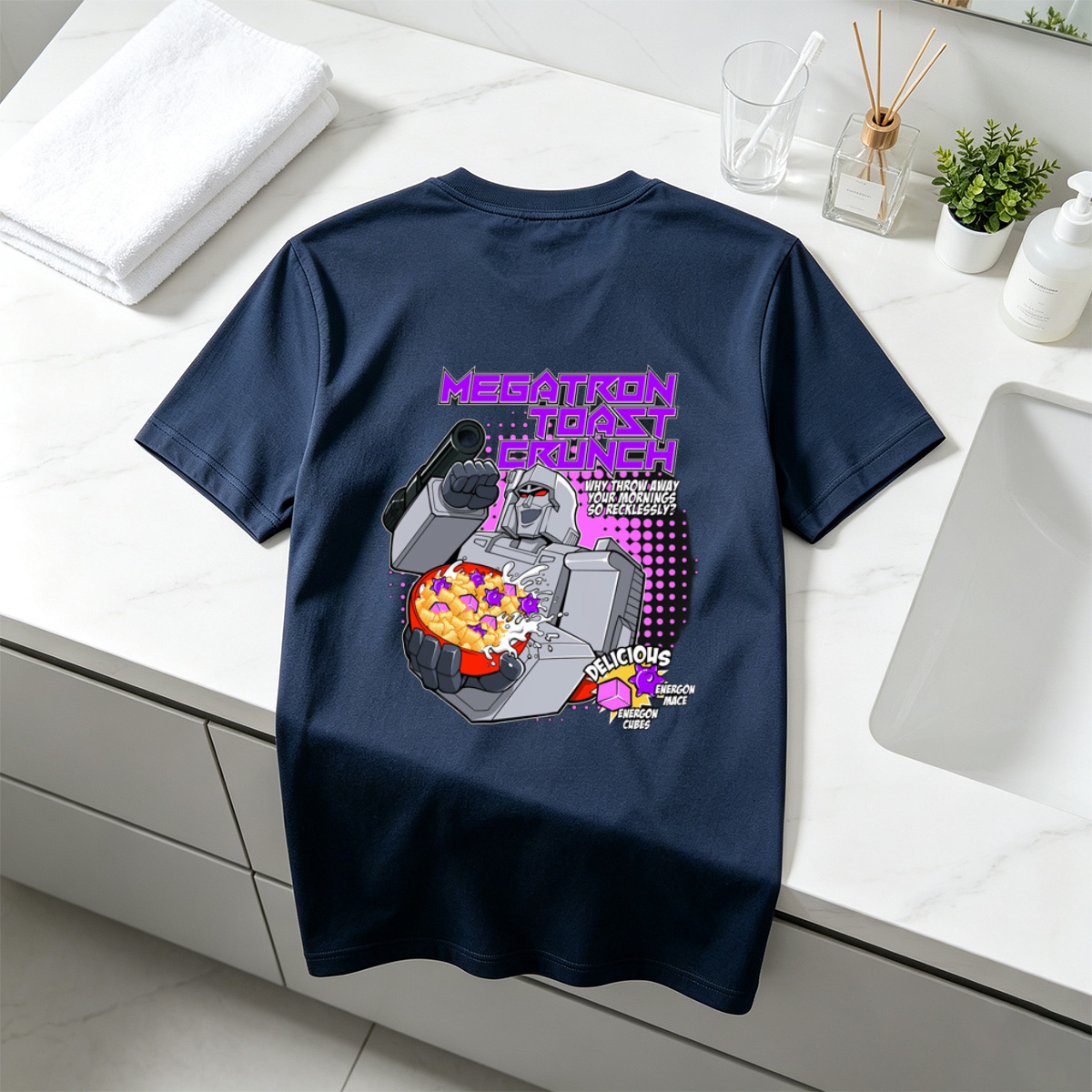 Megatron Toast Crunch - Transformers Cereal Parody - Tee