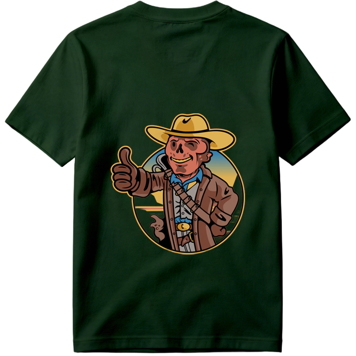Cowboy Skeleton Thumbs Up - Tee