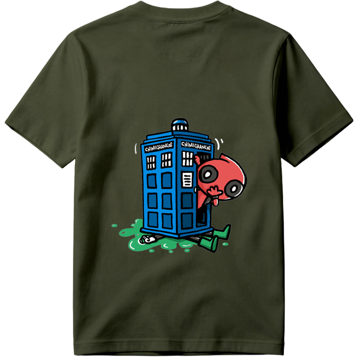 Rick and Morty Meets Doctor Who: Chimichangas TARDIS - Tee