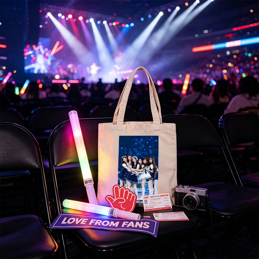 IVE in Sailor Outfits on Stage at Concert Performance - Canvas tote bags