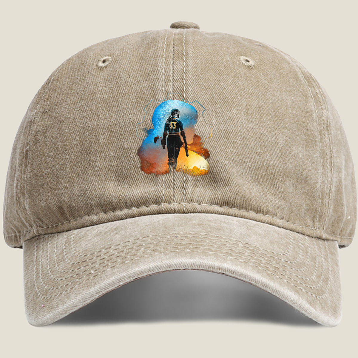 Fallout 4: Vault 111 Survivor - Washed Denim - Baseball Cap