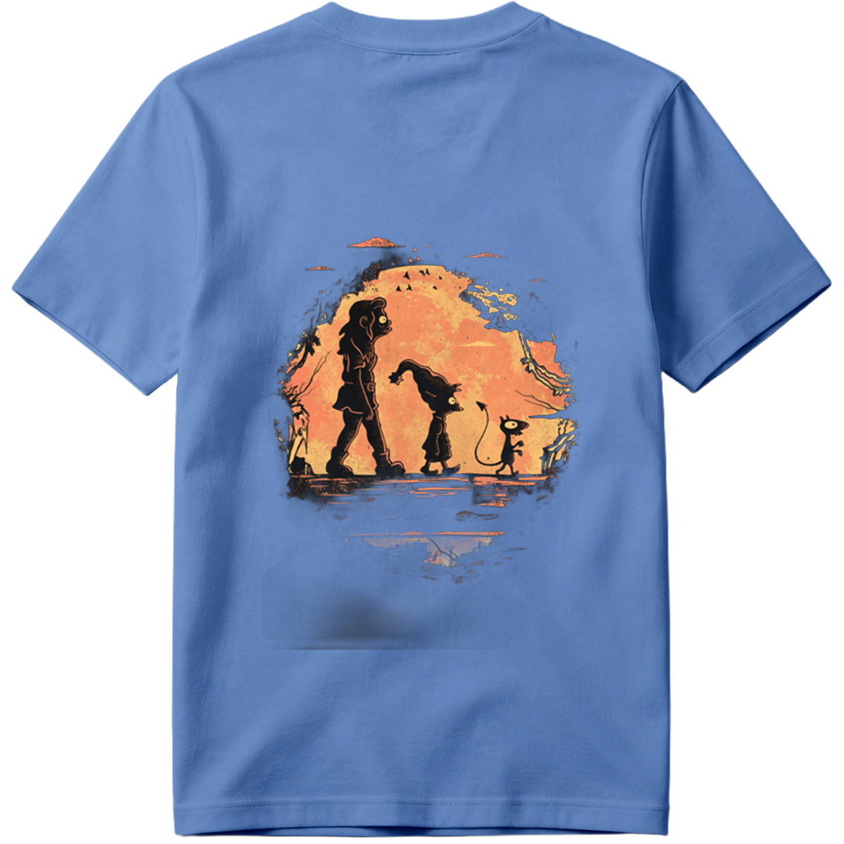 Coraline and the Other Mother with Cat - Tee