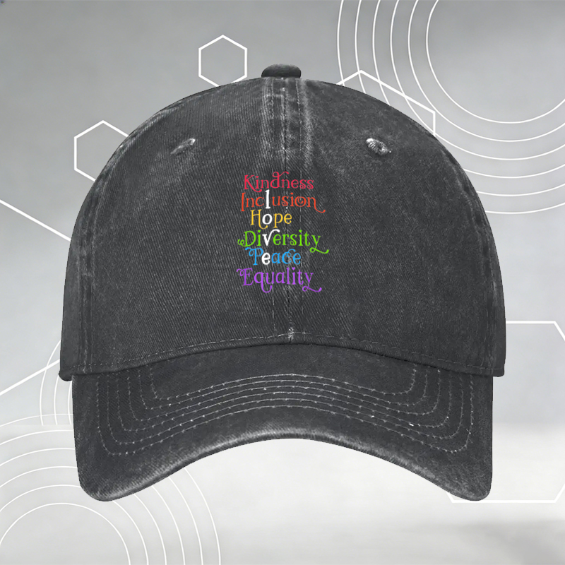 New Baseball Cap with Feminism Print and Definition Text, Unisex Adjustable Hat for Casual Wear, Perfect for Fashion-Loving Adults Who Support Gender Equality