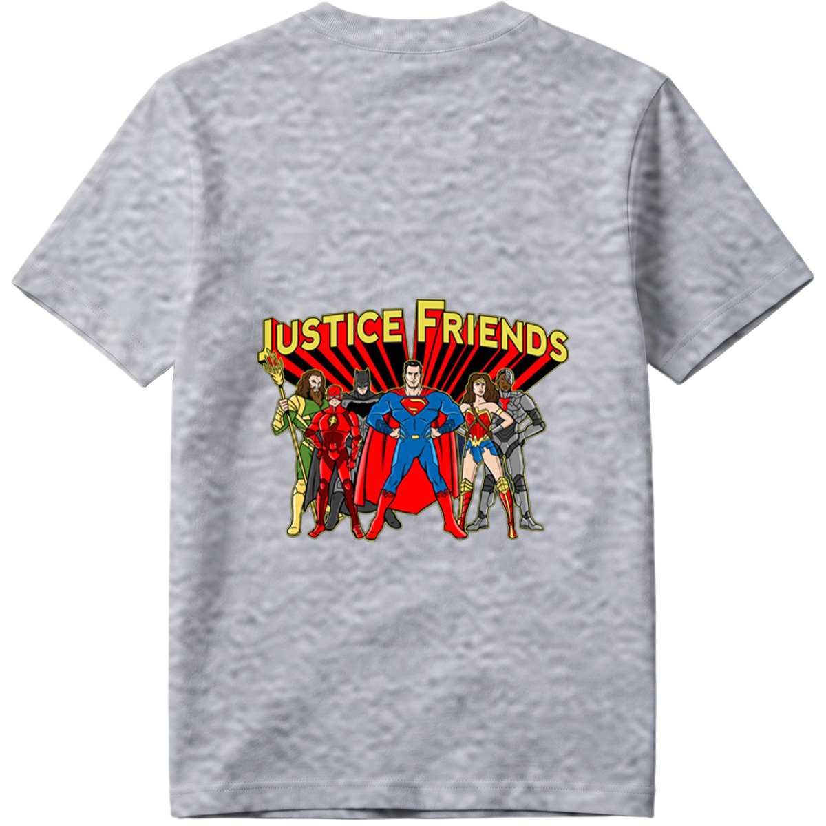 Justice League: Superman, Batman, Wonder Woman, The Flash, Aquaman, Cyborg - Tee